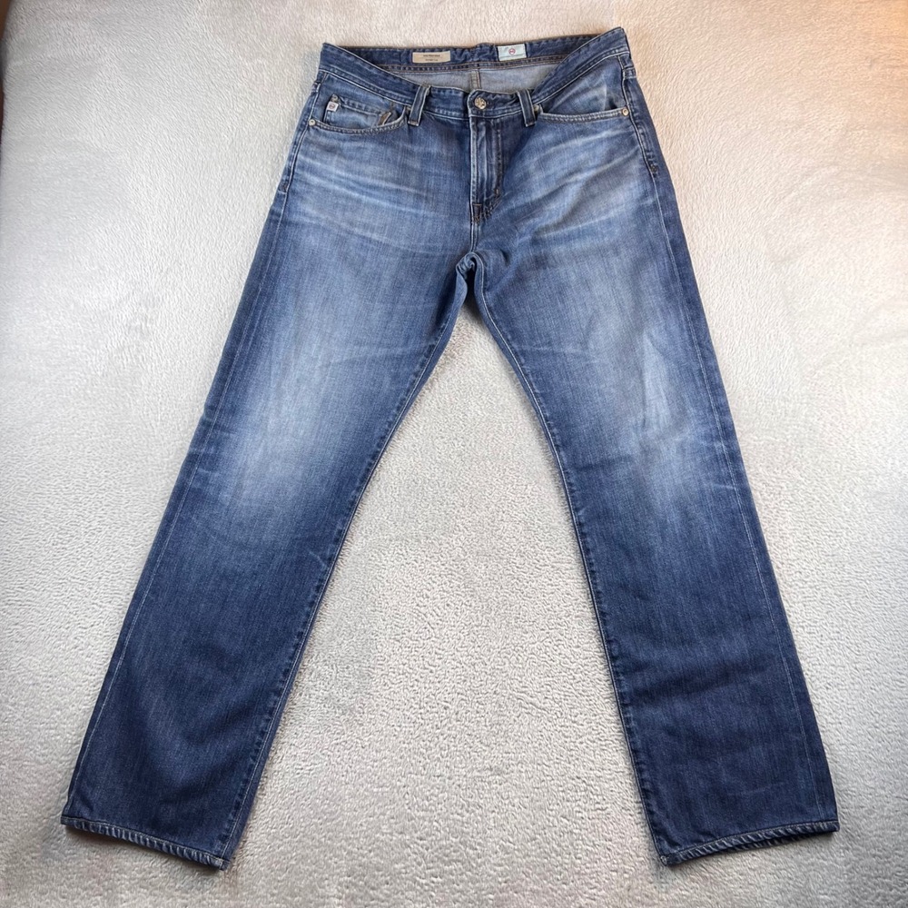 AG Adriano Goldschmied The Protege Straight Leg Mens Jeans Blue Denim 33x32